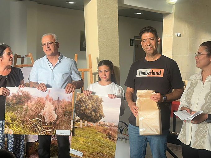 حفل توزيع الجوائز على المشاركين بمسابقة التصوير في وادي قانا